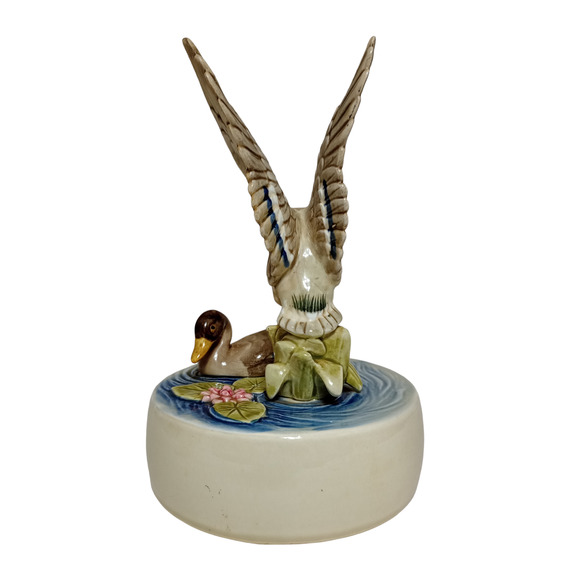 Otagiri 1979 Duck Music Box  "Over The Rainbow" - Picture 2 of 6